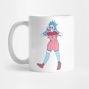 subtle trans flag Mug